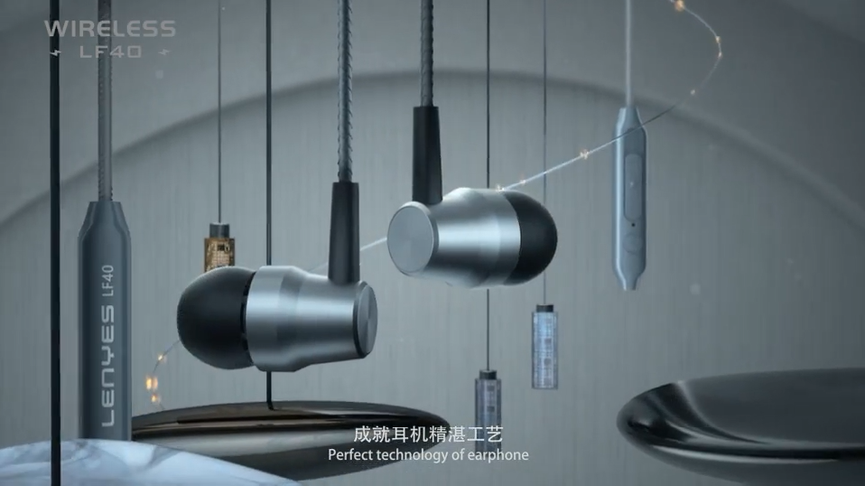 耳機產品廣告片拍攝制作的演示圖